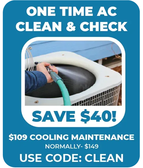 One time AC clean & check coupon image